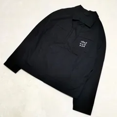 【美品】LOUIS VUITTON ヴィトン　LVスプレッド　テクニカルオーバーシャツジャケット　48サイズ　メンズ　黒　中古美品　管理番号KKVTRKO364のサムネイル
