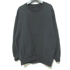美品 24AW PLAIN PEOPLE プレインピープル クルーネックコットンプルオーバー A1543FB 437 9 ブラック レディース 古着 中古 USEDのサムネイル
