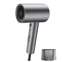 「訳あり新品★外箱段ボールにキズ・汚れあり・中身は新品です」ドライヤー 大風量 ヘアドライヤー マイナスイオン (グレー)