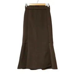 美品 Mylanka ミランカ ロング マーメイドスカート サイズ38 ブラウン レディース 古着 中古 USED