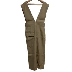 美品 Spick & Span スピックアンドスパン サロペット サイズ36 ベージュ レディース 古着 中古 USED