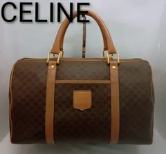 ⭐CELINE⭐ セリーヌ ミニボストンバッグ マカダム柄 トリオンフ 美品】CELINE ハンドバッグ ミニボストンバック マカダム柄 トリオンフ
