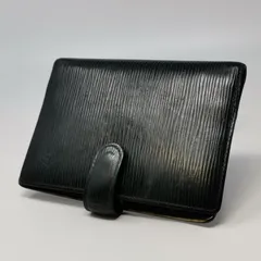 LOUIS VUITTON ヴィトン　エピ　手帳カバー　ケース　CA0973 中剥がれあり　黒　中古品　管理番号KKVTRKO331