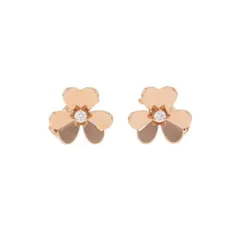 ヴァンクリーフ&アーペル ピアス フリヴォル イヤリング スモールモデル ダイヤモンド 2P 計0.17ct K18PGピンクゴールド VCARPFBK00のサムネイル