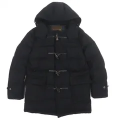 美品▼Mackintosh マッキントッシュ ウール100% ロロピアーナ社製生地使用 トグルボタン ダッフル ダウンコート ブラック 46 日本サイズM相当 正規品 メンズのサムネイル