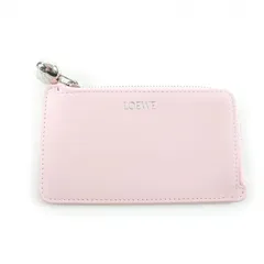 未使用品★LOEWE ロエベ CANBZ40X01 ぺブル コインカードホルダー シャイニーナパカーフ ブロッサム アナグラムZIP ロゴ入り フラグメントケース 財布 保存袋付き スペイン製 レディース