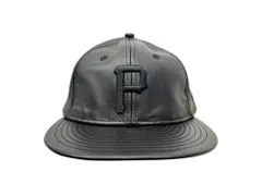 NEWERA (ニューエラ) レザーキャップ GENUINE LEATHER CAP 本革 MLB ピッツバーグ・パイレーツ 60585321 F ブラック メンズ/028のサムネイル