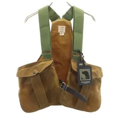 美品 FILSON フィルソン ティンクロス ゲームバッグ ベスト REGULAR ブラウン メンズ 古着のサムネイル