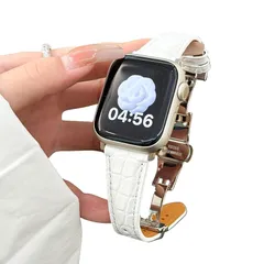 【新品】 【PANDA MONO】コンパチブル アップルウォッチ バンド 本革 レディース レザー 交換ベルト おしゃれ 可愛い かわいい 女性 革 通気 49mm 46mm 45mm 44mm 42mm 41mm 40mm 38mm Watch Seri 1