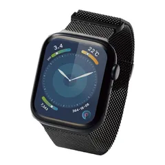 【新品】 エレコム Apple Watch バンド 49mm 45mm 44mm 42mm マグネット ステンレス 編み込みタイプ ミラネーゼ 【Apple Watch Ultra 3/2 Ultra, SE3/2 11 10 9 8 7 6 5 4 3  1