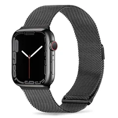 【新品】 Anlinser コンパチブル Apple Watch バンド45mm 44mm 42mm 41mm 40mm 38mm、磁気クラスプ付きの調整可能なステンレススチールメタルバンドIWatchシリーズ8/7/6/5/4/3/2/1/SE に対応（38