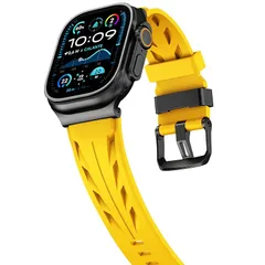 【新品】 Apple Watch 49mm/46mm/45mm/44mm 対応 シリコン製 ウォッチバンド、iWatch Ultra 3/2/1/Series 11/10/9/8/7/6/5/4 用 頑丈な交換用ベルトApple Watch SE3/2/1 0