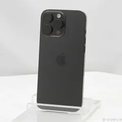 ソフマップ 〔中古品〕 iPhone16 Pro Max 256GB ブラックチタニウム 3N528J／A SIMフリー【344】