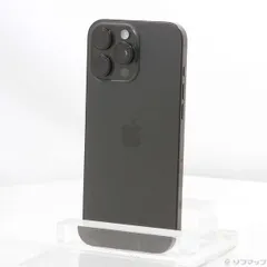 ソフマップ 〔展示品〕 iPhone16 Pro Max 256GB ブラックチタニウム 3N528J／A SIMフリー【276】