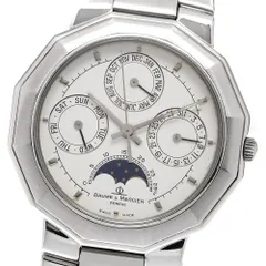 ボーム＆メルシェ Baume & Mercier 6131.2 リビエラ トリプルカレンダー ムーンフェイズ クォーツ ボーイズ _949096のサムネイル