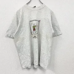 ～00s　ROMANCE　半袖プリントTシャツ　ユーロヴィンテージ　灰色　霜降りグレー　Lサイズ　古着