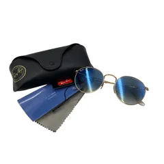 【中古品】Ray-Ban レイバン RB3447-N ROUND FLAT LENSES SUNGLASSES ラウンド フラット レンズ サングラス 【203-260413-kh-01-izu】
