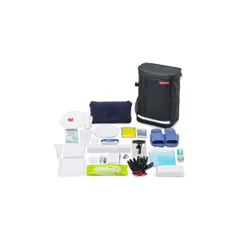 アイリス 防災セット 1人用 27点 BS1-27 ブラック 防災士監修 基本セット 災害 防災  非常用持ち出し袋