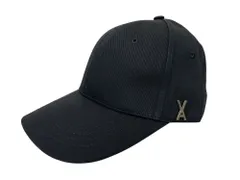 VARZAR (バザール) キャップ Stud over fit ball cap 496 F ブラック×メタルシルバー レディース/043
