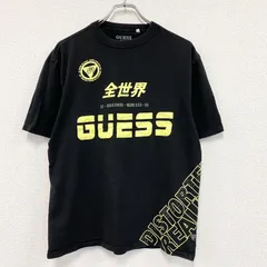 GUESS　ゲス　半袖プリントTシャツ　黒　ブラック　XSサイズ　古着
