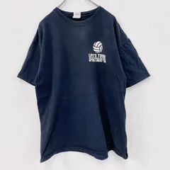 GILDAN ギルダン　半袖プリントTシャツ　紺　ネイビー　XLサイズ　古着