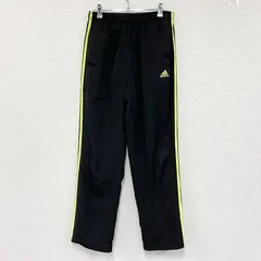 adidas　アディダス　トラックパンツ/ジャージ　黒　ブラック　Oサイズ　古着