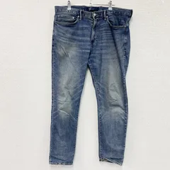 GAP　ギャップ　デニムパンツ/ジーンズ　ヒゲ　縦落ち　インディゴ　W36　古着