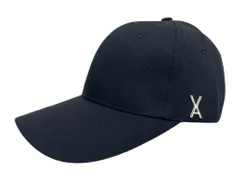 VARZAR (バザール) キャップ Stud over fit ball cap 496 F ブラック×メタルシルバー レディース/045