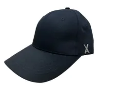 VARZAR (バザール) キャップ Stud over fit ball cap 496 F ブラック×メタルシルバー レディース/027