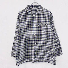 Aquascutum　アクアスキュータム　長袖シャツ　クラブチェックシャツ　チェック柄　マルチカラー　Mサイズ　古着