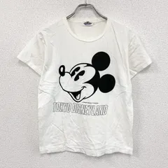 ～90s　Disney　東京ディズニーランド　ミッキーマウス　半袖Tシャツ　ヴィンテージ　ホワイト　Mサイズ　古着
