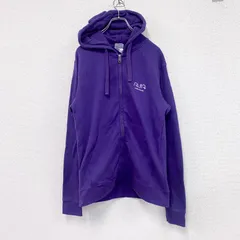 ～00s　RUSSELL ATHLETIC　ラッセル　スウェットパーカー/フーディー　ヴィンテージ　紫　パープル　Mサイズ　古着