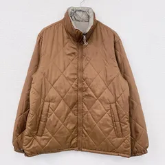 UNIQLO　ユニクロ　Air Tech Jacket　キルティングジャケット　リバーシブル　ブラウン　グレー　XLサイズ　古着