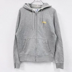 NITRAID　ナイトレイド　フルジップスウェットパーカー/フーディー　ラグランスリーブ　灰色　霜降りグレー　Mサイズ　古着のサムネイル