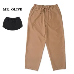 MR.OLIVE ミスターオリーブ パンツ "T/R POWDER CLOTH / DRAWSTRING TAPERED PANTS" M261119のサムネイル