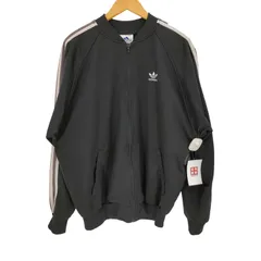 アディダス adidas 90s トレフォイルロゴ 刺繍 バイカラー 3ストライプ トラックジャケット メンズ import：M 