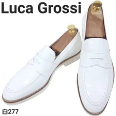 ルーカグロッシ　新品　コインローファー　エナメル　パテントレザー　EU39