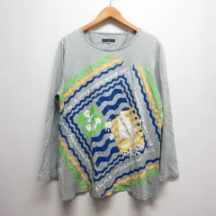 カステルバジャック CASTELBAJAC 長袖 プリント Tシャツ 44 杢グレー ロンＴ カットソーのサムネイル