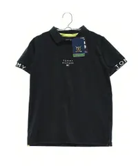 トミーヒルフィガーゴルフ | S(S相当) | レディース 半袖シャツ ブラック系【中古】ゴルフウェア