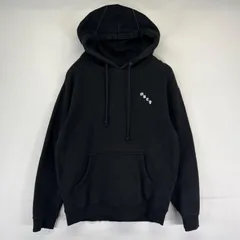 古着 オベイ OBEY パーカー プルオーバー ワンポイントプリントロゴ スウェット バラ ローズ S  ブラック系 メンズのサムネイル