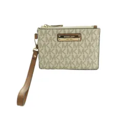 マイケルコース MICHAEL KORS シグネチャー コインケース 小銭入れ モノグラム柄 オフホワイト ベージュ /MI ■OS