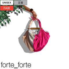 forte_forte フォルテフォルテ フリンジ バック ウッド トート 大 