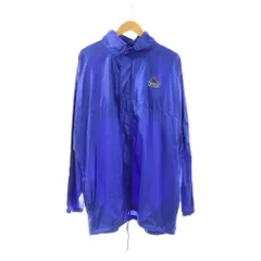 カッパ kappa ナイロンジャケット パーカー ジップアップ XL ブルー /MY ■OS