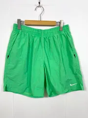 NIKE ナイキ スイムショーツ 水陸両用 ショートパンツ メッシュ ネオン ハーフ パンツ sizeL/黄緑 ■◆ メンズ