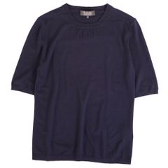 極美品 ロロピアーナ Loro Piana ニット THE GIFT OF KINGS THENOBLEST OF WOOL ウール トップス レディース 40ネイビー 極美品 ロロピアーナ Loro Piana ニット THE GIFT OF KINGS THENOBLEST