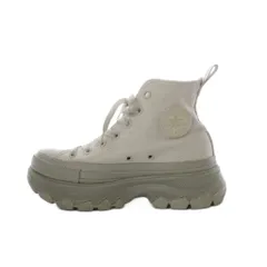 コンバース CONVERSE ALL STAR TREKWAVE HI オールスター スニーカー 22.5cm FEATHER GRAY フェザーグレー ハイカット 厚底 ラグソール 1SE116 /RI ■OS