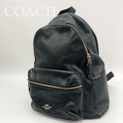 定番】◾️COACH◾️リュック バックパック◾️ゴールド金具◾️レザー