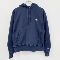 Champion　チャンピオン　リバースウィーブ　スウェットパーカー/フーディー　紺　ネイビー　Sサイズ　古着