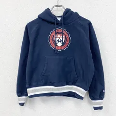 Champion　チャンピオン　リバースウィーブ　スウェットパーカー/フーディー　カレッジロゴ　紺　ネイビー　Sサイズ　古着