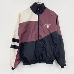 90s　Holloway　フルジップナイロンジャケット　ヴィンテージ　朱色　ボルドー　XSサイズ　古着